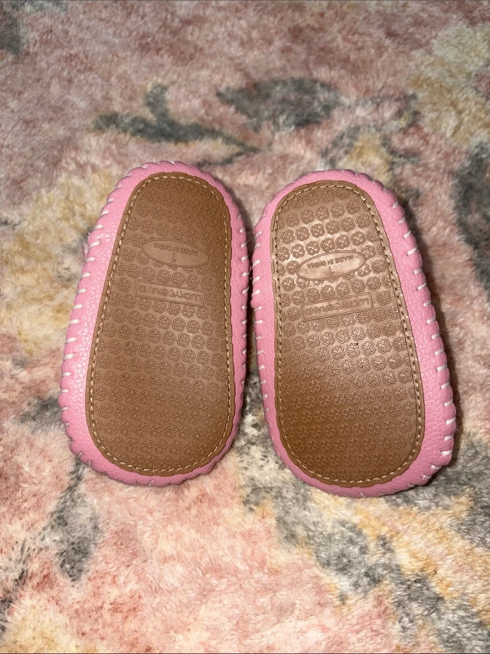 Lucky Brand Pink Baby Mary Jane Shoes with Bow